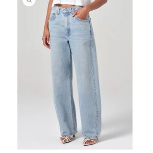 AGOLDE Low Curve Jean – Size 27 (Force Wash)